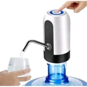 BOMBA DE AGUA AUTOMATICA SILICONE E ACO RECARREGAVEL