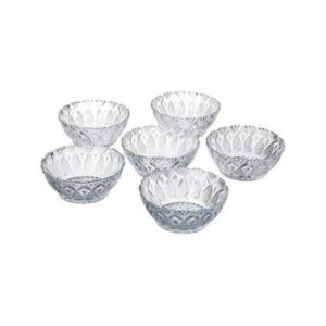 CONJ 6 BOWLS DE VIDRO KING 13 X 5 CM LYOR