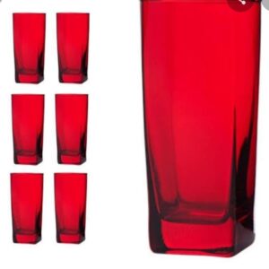 JOGO DE COPOS VIDRO ROSE 320 ML 6 PCS