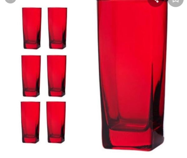 JOGO DE COPOS VIDRO ROSE 320 ML 6 PCS