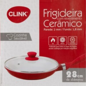 FRIGIDEIRA 28 CM ALUMINIO REVESTIMENTO CERAMICO CK3397